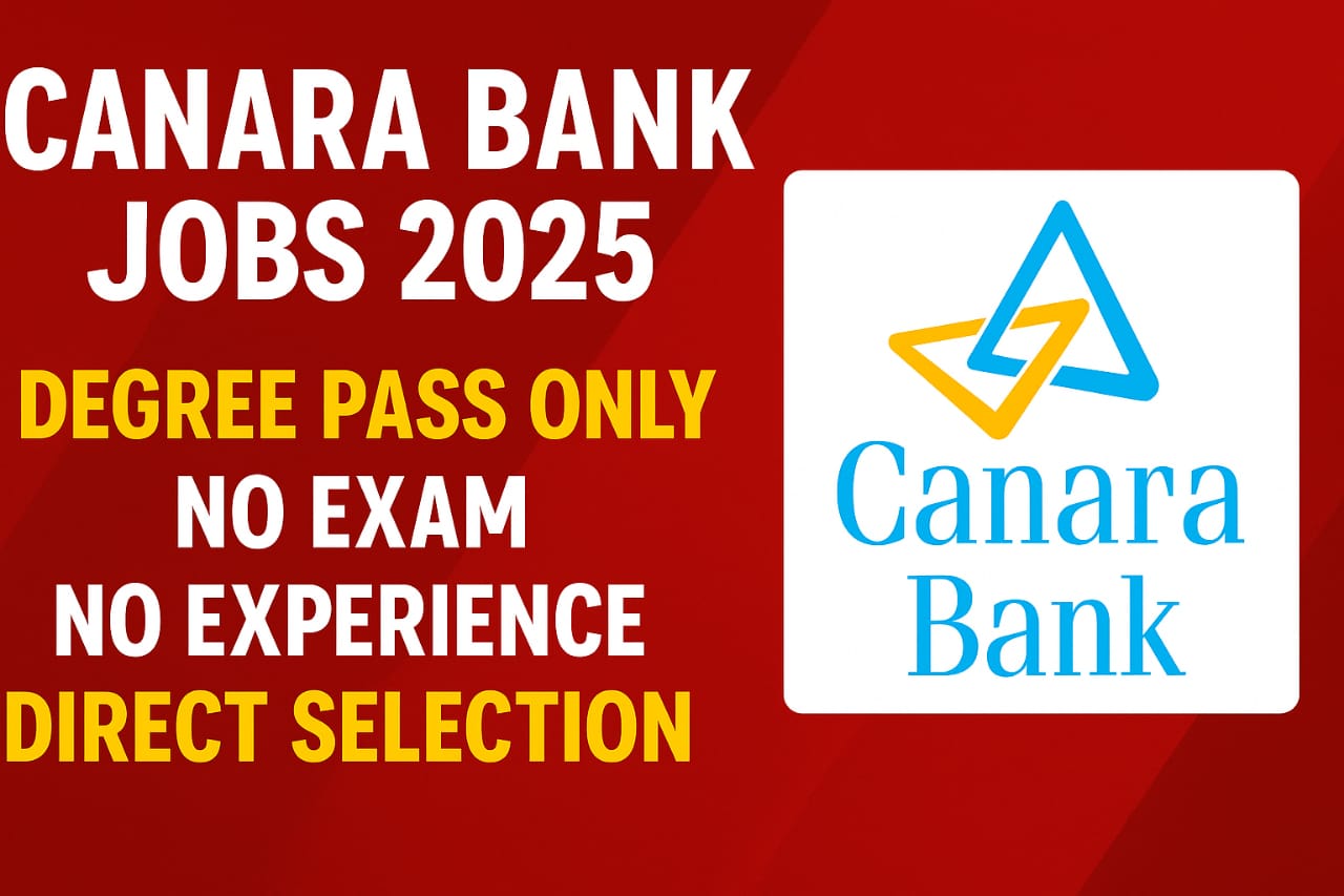 Canara Bank Jobs 2025