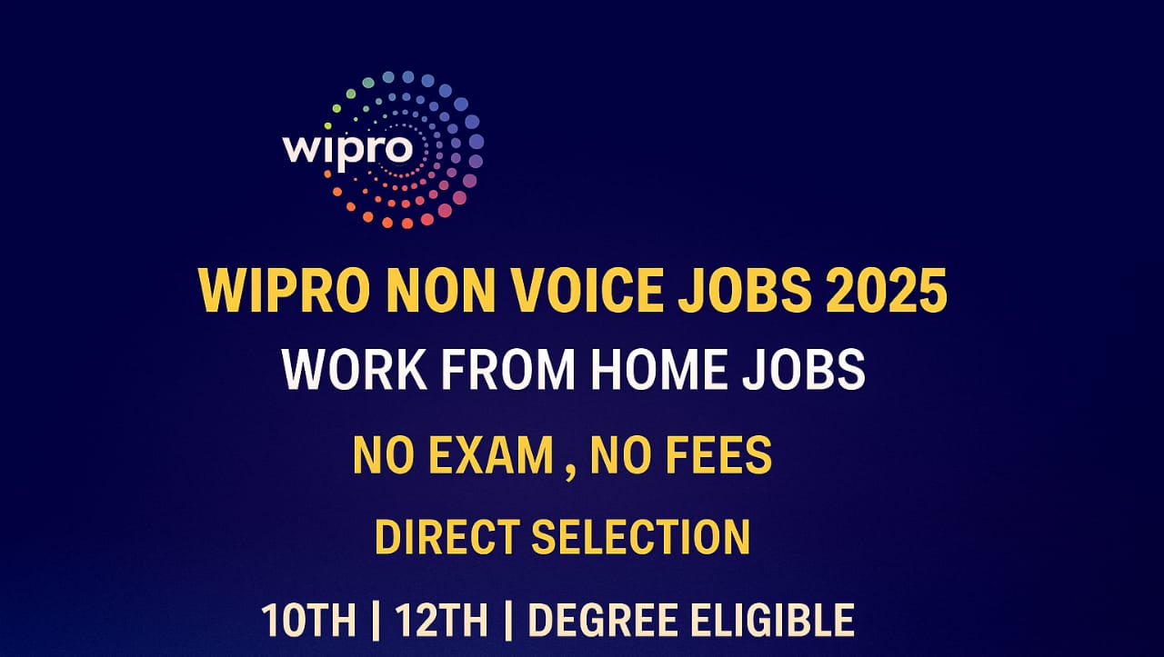 Wipro Non voice Jobs for freshers 2025