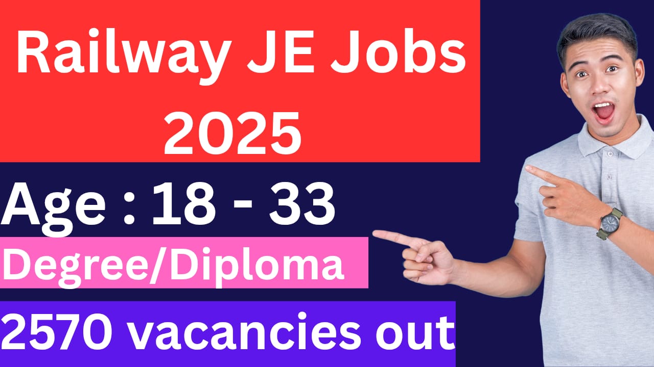 RRB Junior Engineer Jobs Notification 2025