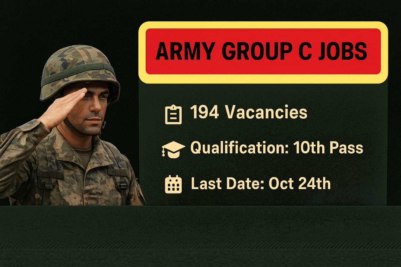 Army Group C Jobs Notification 2025