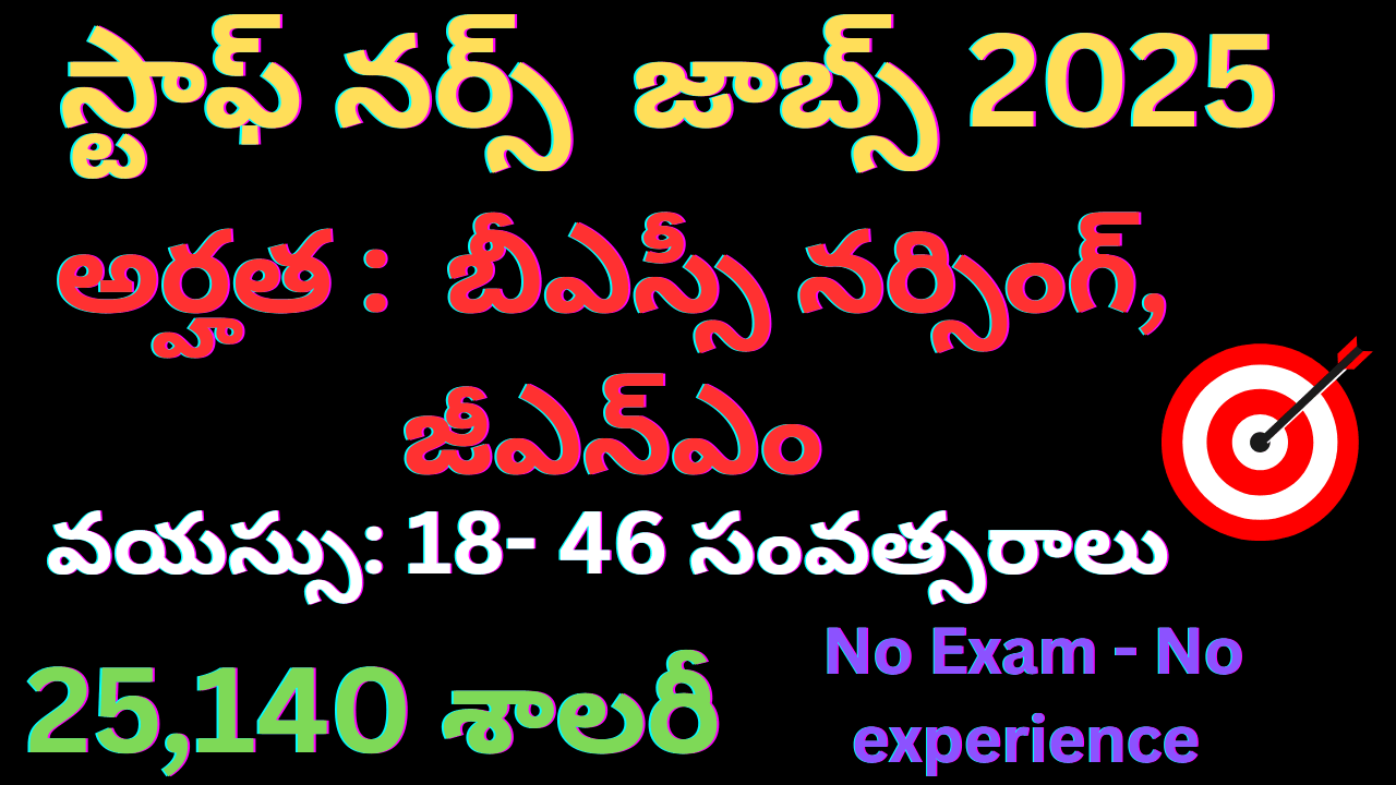 TS Staff Nurse Jobs 2025